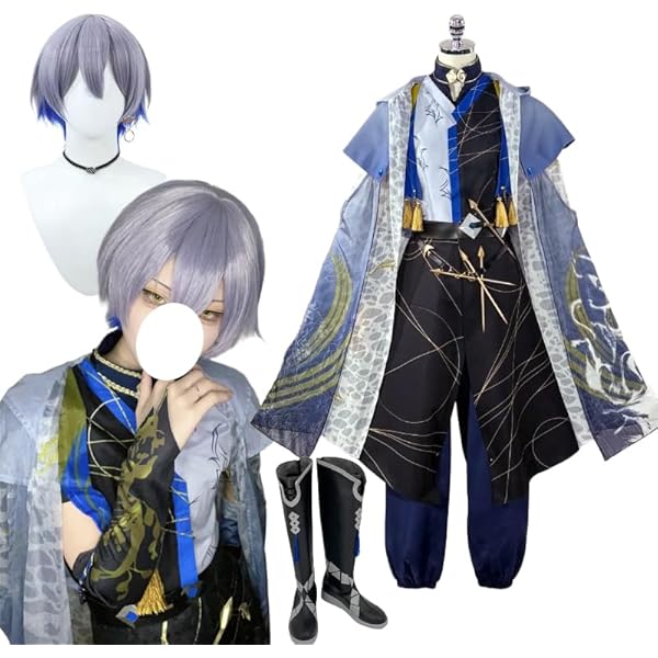 Amazon.co.jp: [DOKITOKI] 小柳ロウ コスプレ 衣装 Vtuber 小物付き